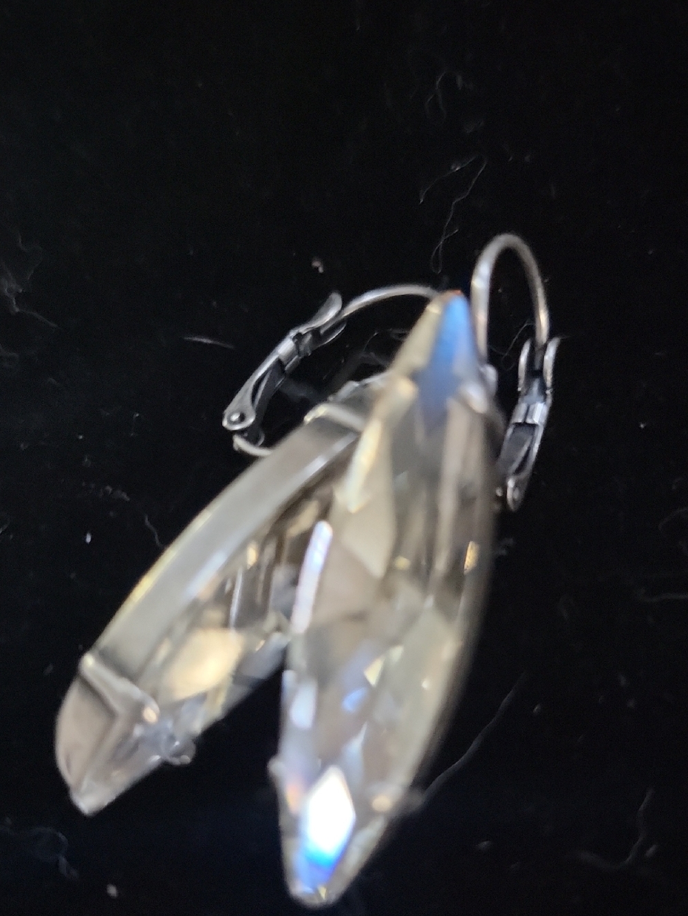 Earrings 🌴🌴🌴Old Hollywood Style🌴🌴🌴 Glam Swarovski Crystal Earrings - Picture 5 of 17